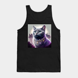 British Blue Kitten Tank Top